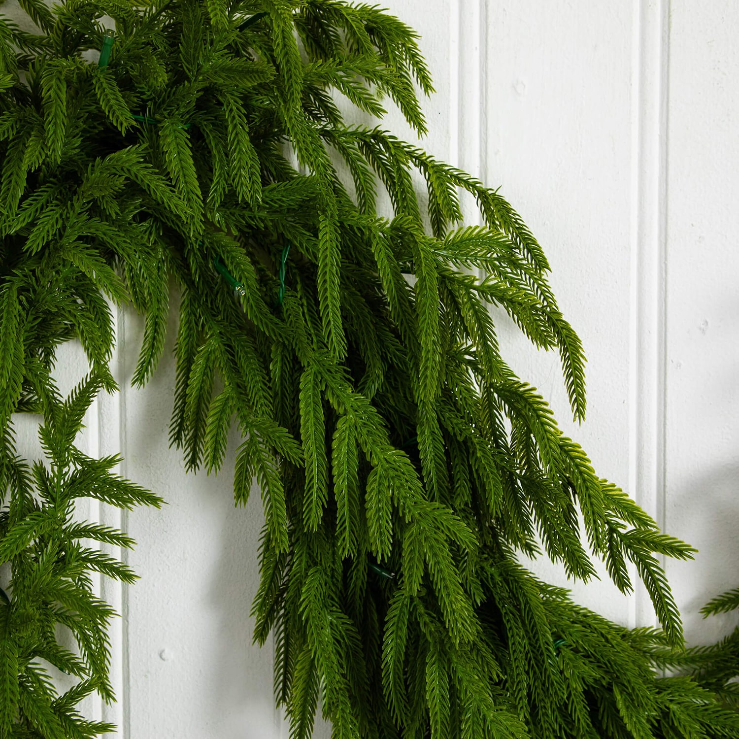 Nearly Natural Pre-Lit Wreath