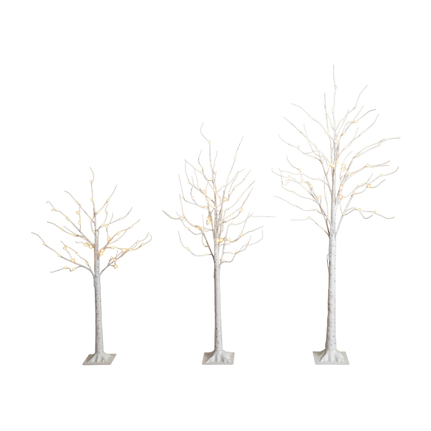 Nearly Natural 6 Foot Pre-Lit Birch Christmas Tree
