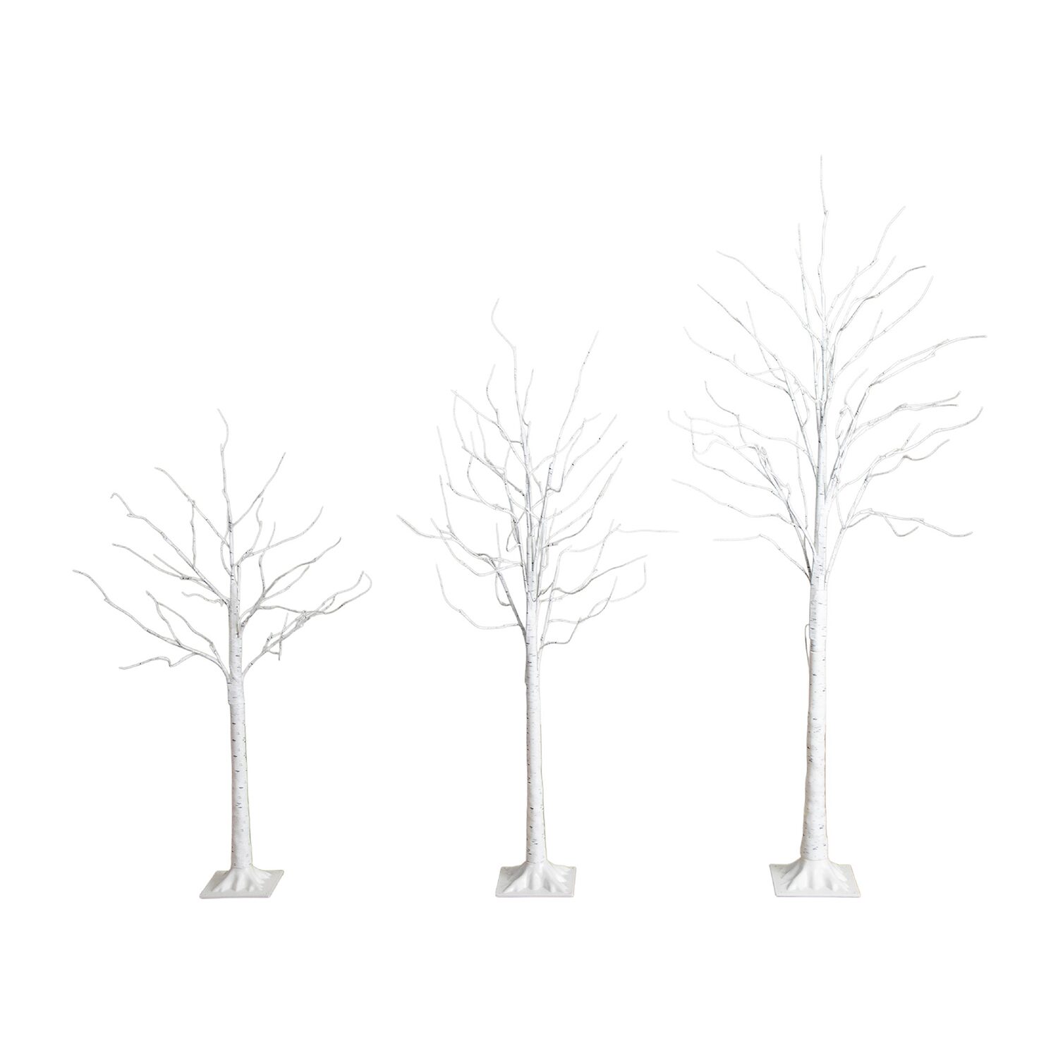 Nearly Natural 6 Foot Pre-Lit Birch Christmas Tree