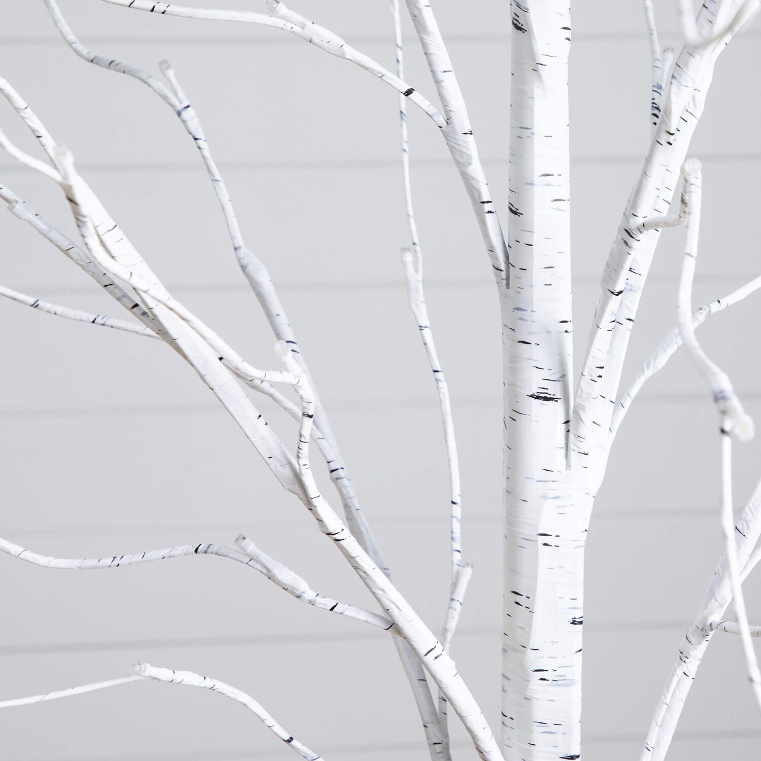 Nearly Natural 6 Foot Pre-Lit Birch Christmas Tree