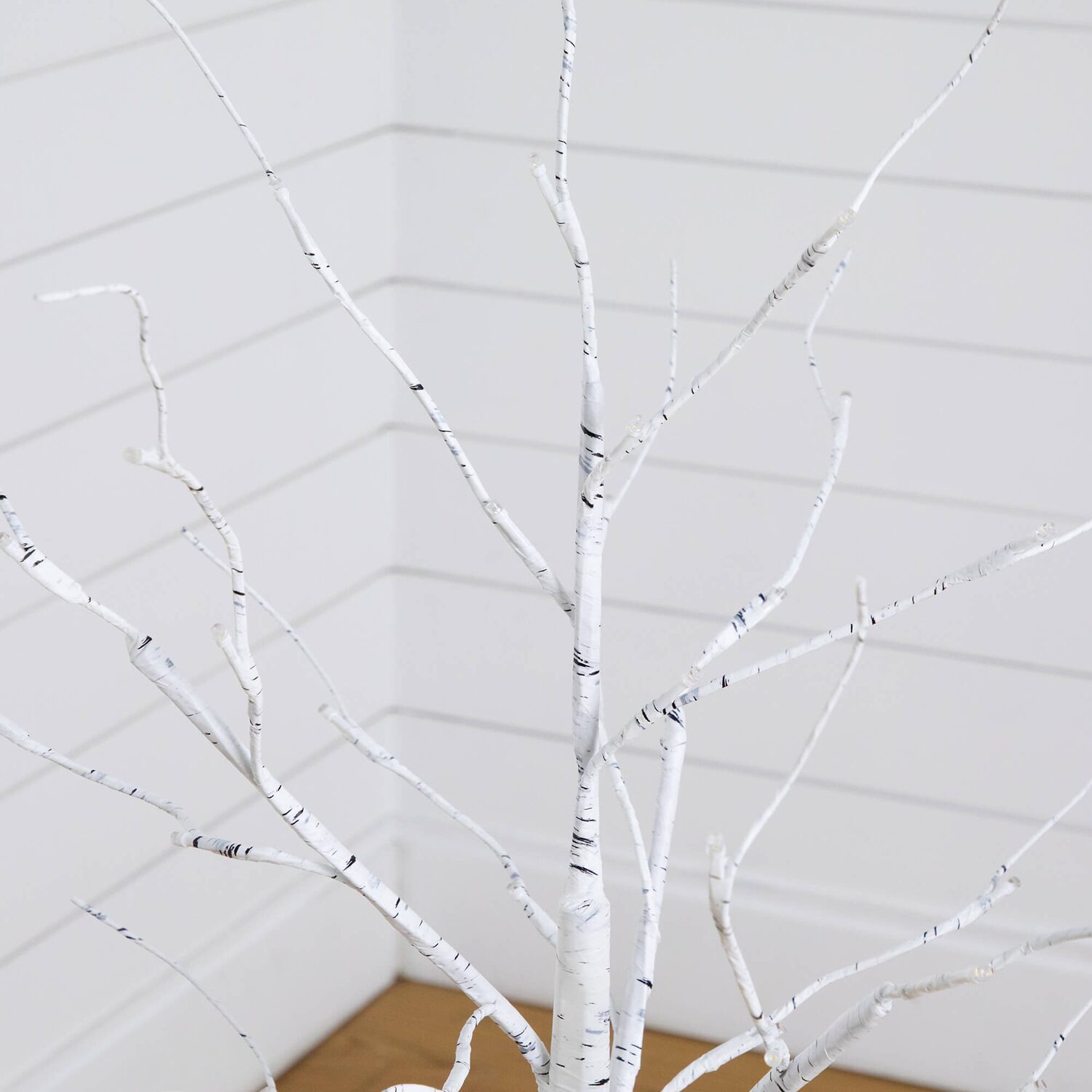 Nearly Natural 6 Foot Pre-Lit Birch Christmas Tree
