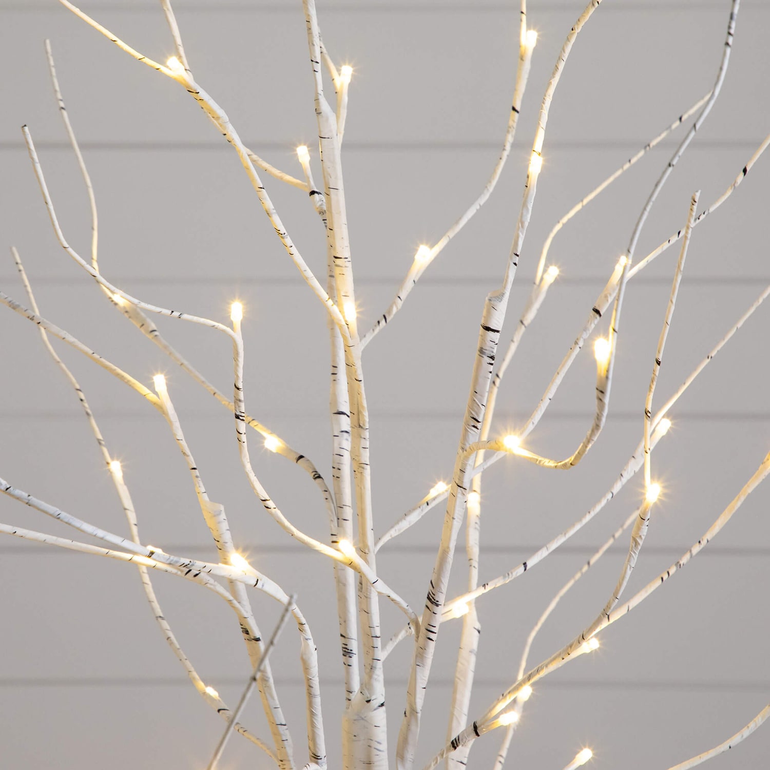 Nearly Natural 6 Foot Pre-Lit Birch Christmas Tree