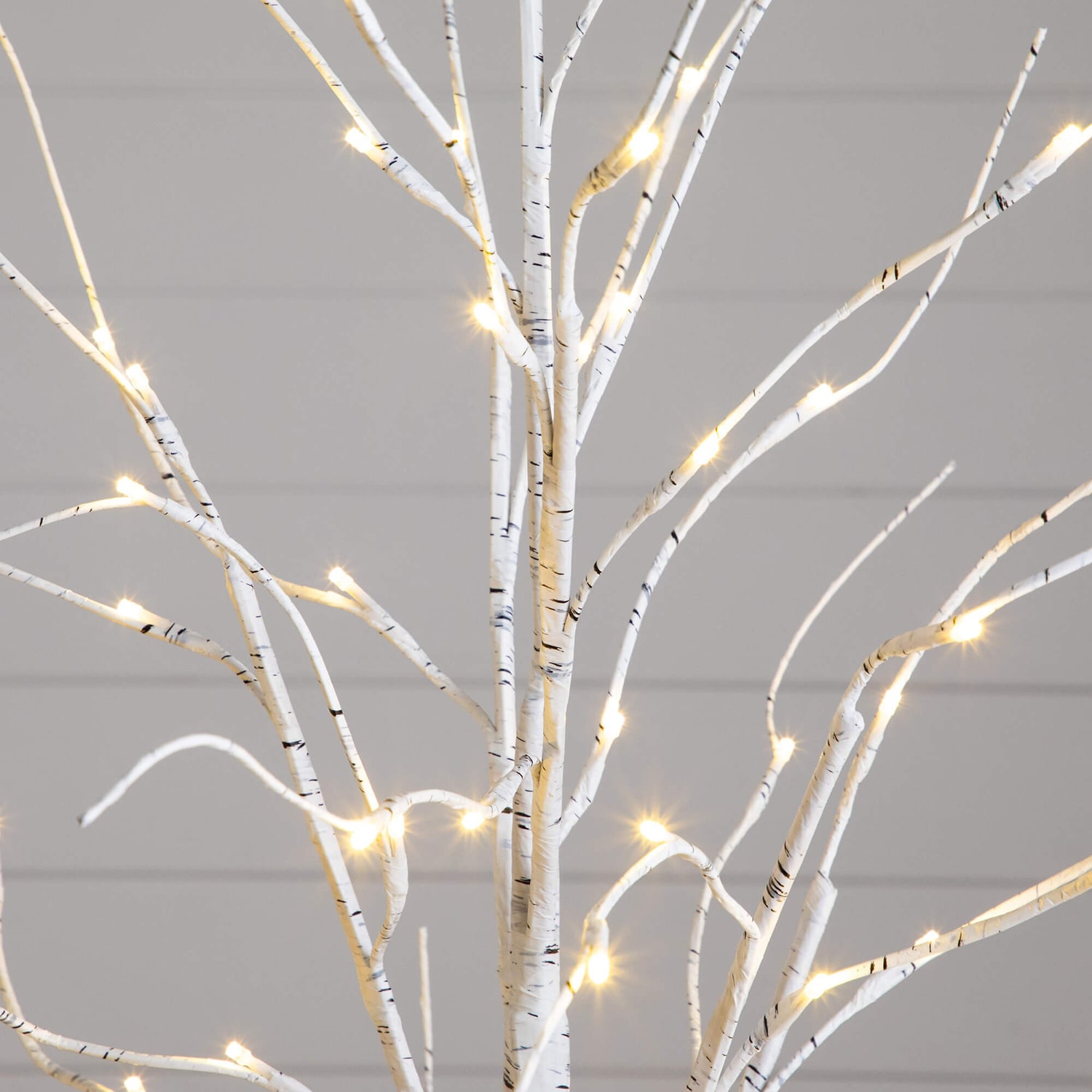 Nearly Natural 6 Foot Pre-Lit Birch Christmas Tree