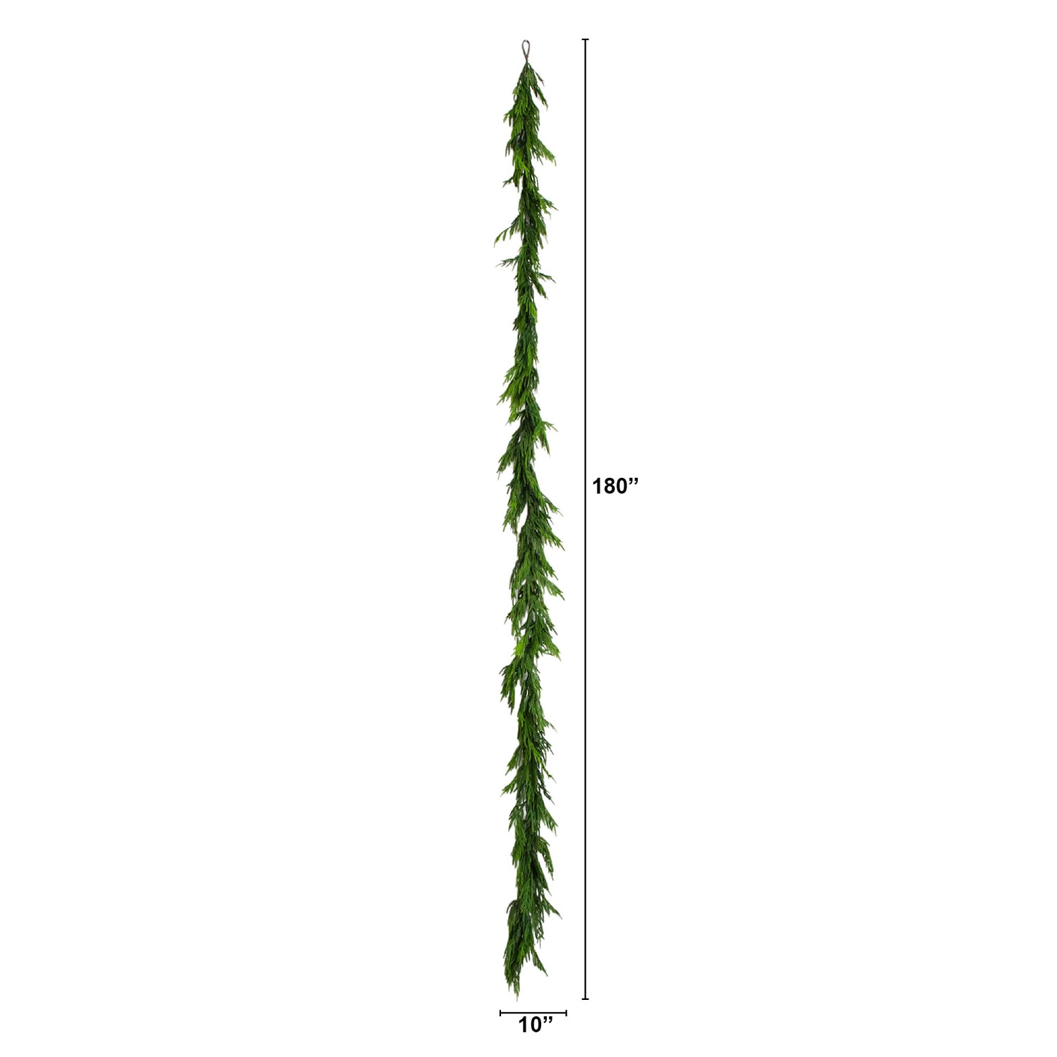 Nearly Natural 15ft Real Touch Pine Garland Wreath