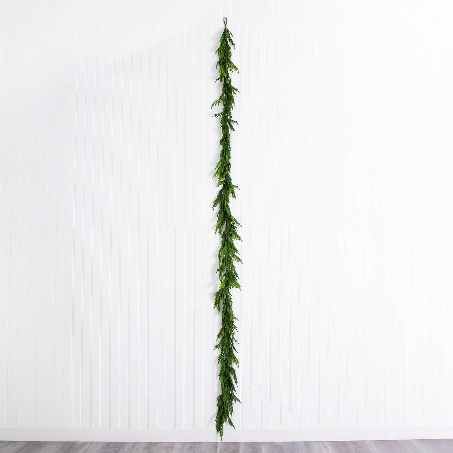 Nearly Natural 15ft Real Touch Pine Garland Wreath