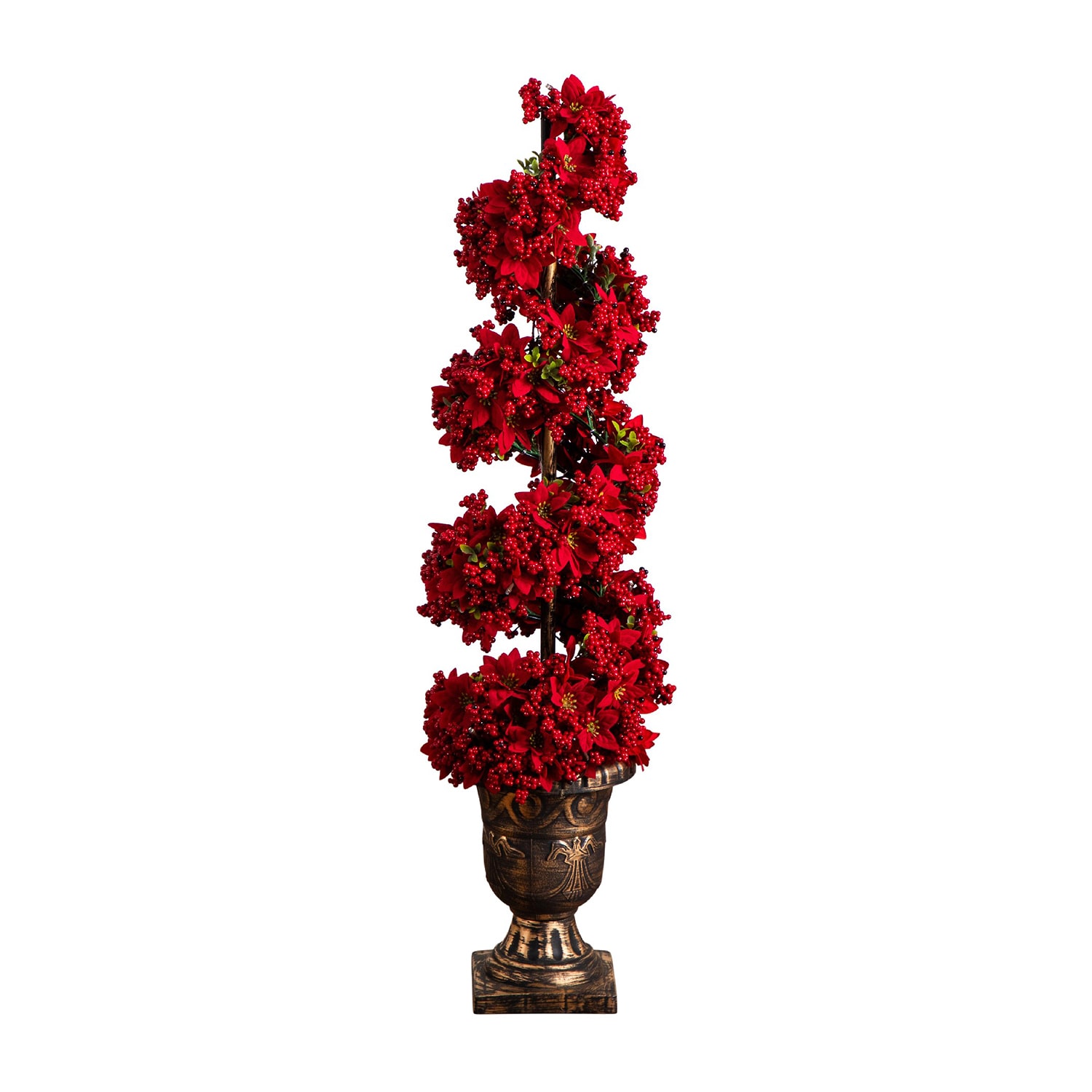 Nearly Natural 3 Foot Pre-Lit Timer Christmas Tree