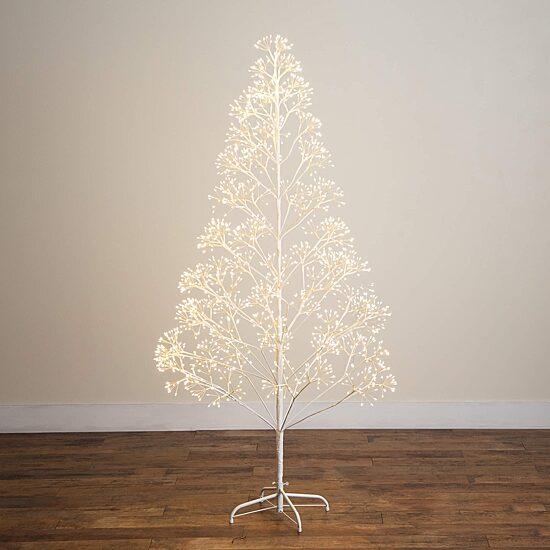 Nearly Natural 6 Foot Pre-Lit Christmas Tree