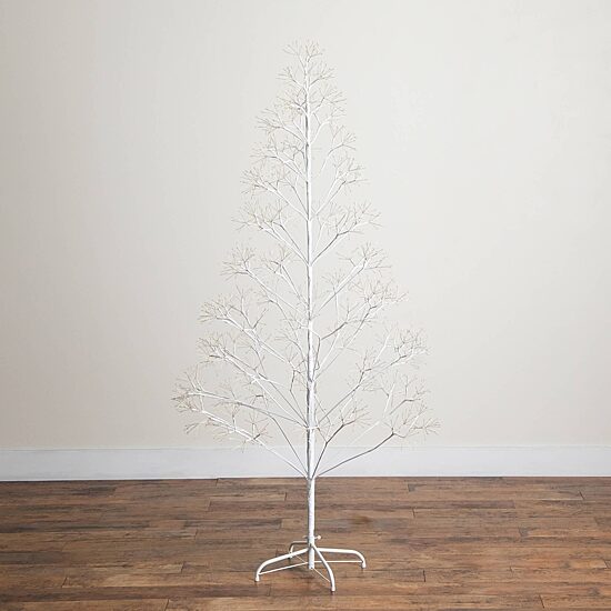 Nearly Natural 6 Foot Pre-Lit Christmas Tree