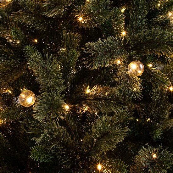 Nearly Natural 7 1/2 Foot Pre-Lit Pine Christmas Tree