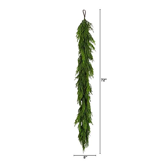 Nearly Natural 8ft Real Touch Wreath