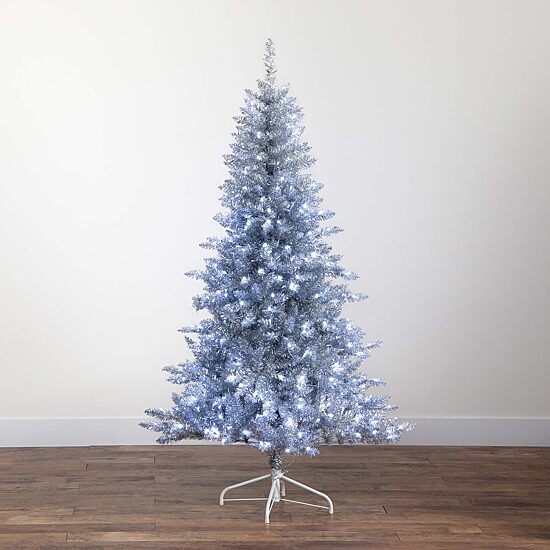 Nearly Natural 6 Foot Pre-Lit Pine Christmas Tree