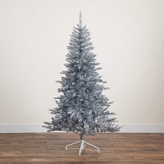 Nearly Natural 6 Foot Pre-Lit Pine Christmas Tree