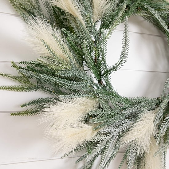 Nearly Natural Pre-Lit Wreath
