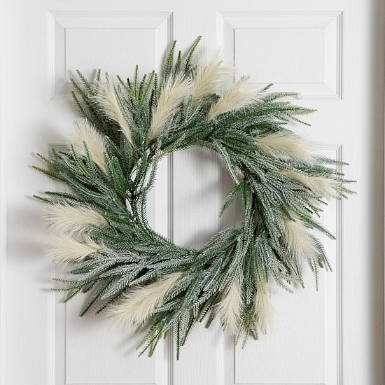 Nearly Natural Pre-Lit Wreath