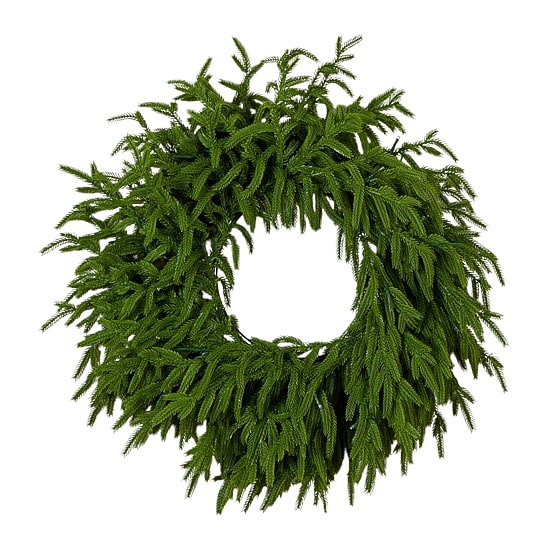 Nearly Natural Pre-Lit Wreath
