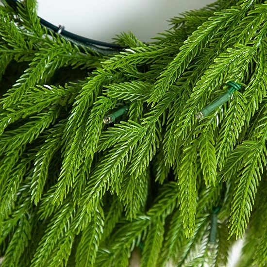 Nearly Natural Pre-Lit Wreath