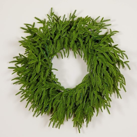 Nearly Natural Pre-Lit Wreath