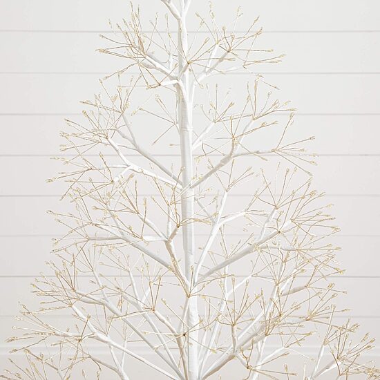 Nearly Natural 4 Foot Pre-Lit Christmas Tree
