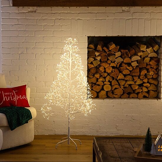 Nearly Natural 4 Foot Pre-Lit Christmas Tree