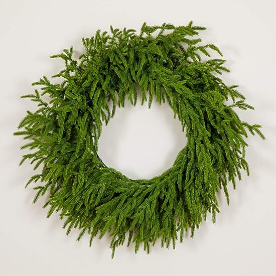 Nearly Natural Pre-Lit Wreath