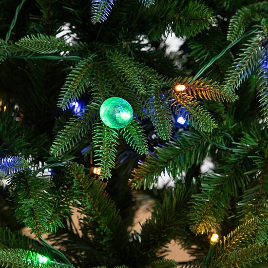 Nearly Natural 4 Foot Pre-Lit Multi-Function Lights Pine Christmas Tree