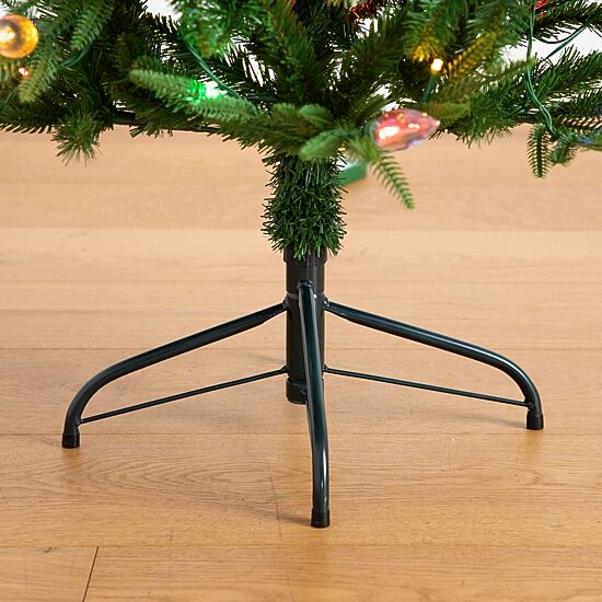 Nearly Natural 4 Foot Pre-Lit Multi-Function Lights Pine Christmas Tree