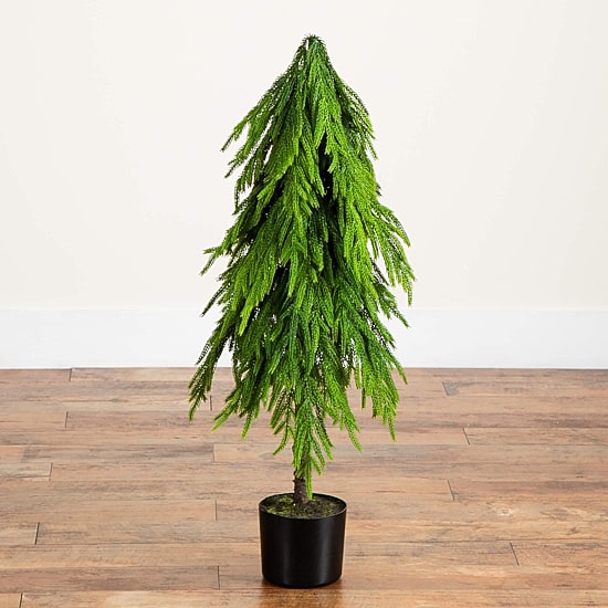 Nearly Natural 3 Foot Pine Christmas Tree
