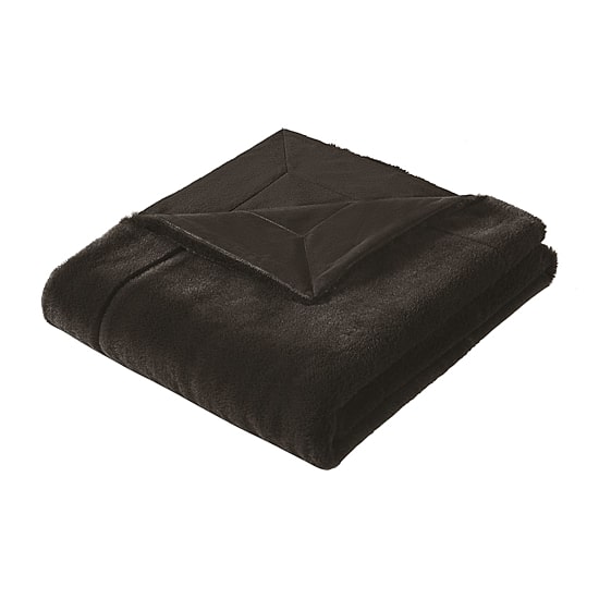 Royal Velvet Faux Fur Throw In Gift Box Heavyweight Throw