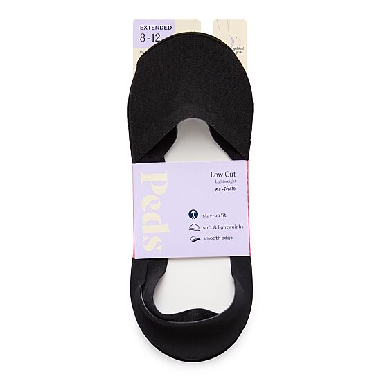 Peds Smooth Edge Low Cut Womens Multi-Pack 2 Pair Liner Socks, Color ...