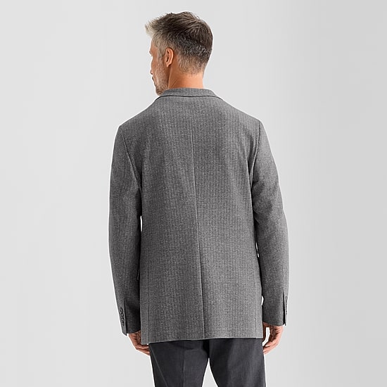 Stafford Herringbone Mens Classic Fit Sport Coat