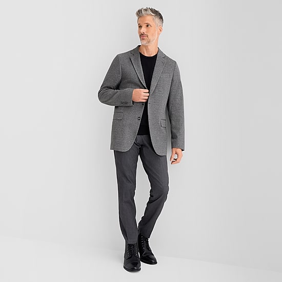 Stafford Herringbone Mens Classic Fit Sport Coat