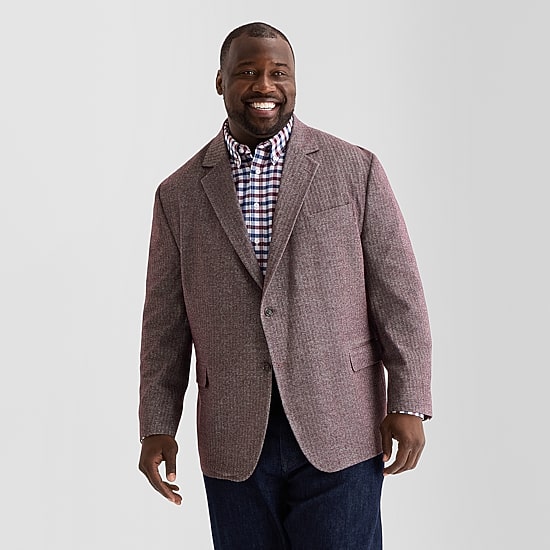 Stafford Mens Big and Tall Classic Fit Sport Coat