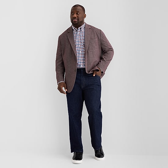 Stafford Mens Big and Tall Classic Fit Sport Coat