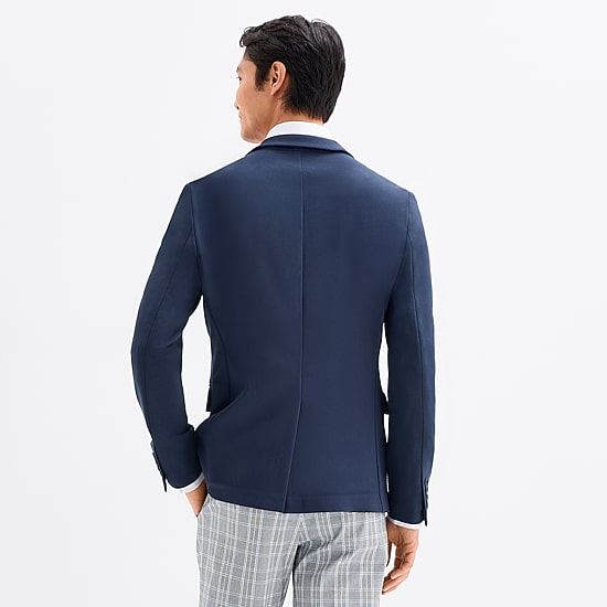 J. Ferrar Mens Knit Stretch Fabric Slim Fit Sport Coat