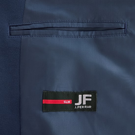 J. Ferrar Mens Knit Stretch Fabric Slim Fit Sport Coat