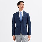 J. Ferrar Mens Knit Stretch Fabric Slim Fit Sport Coat