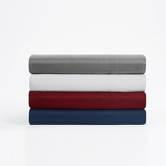 Royal Velvet Royal Velvet Dobby Stripe Sheet Set