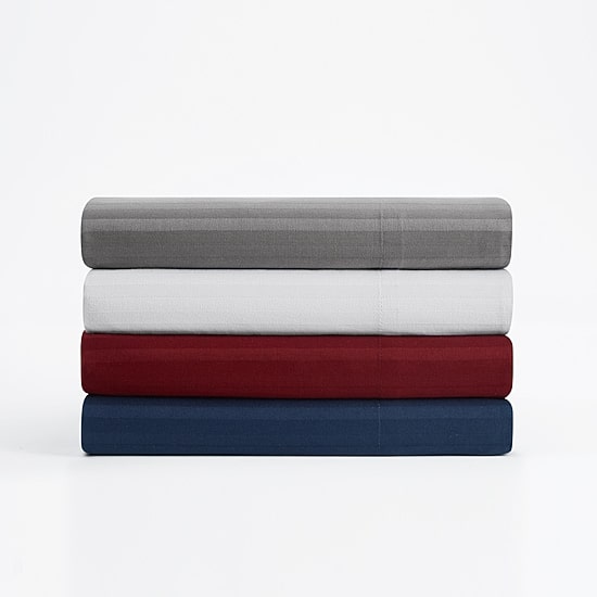 Royal Velvet Dobby Stripe Pillowcase Pair