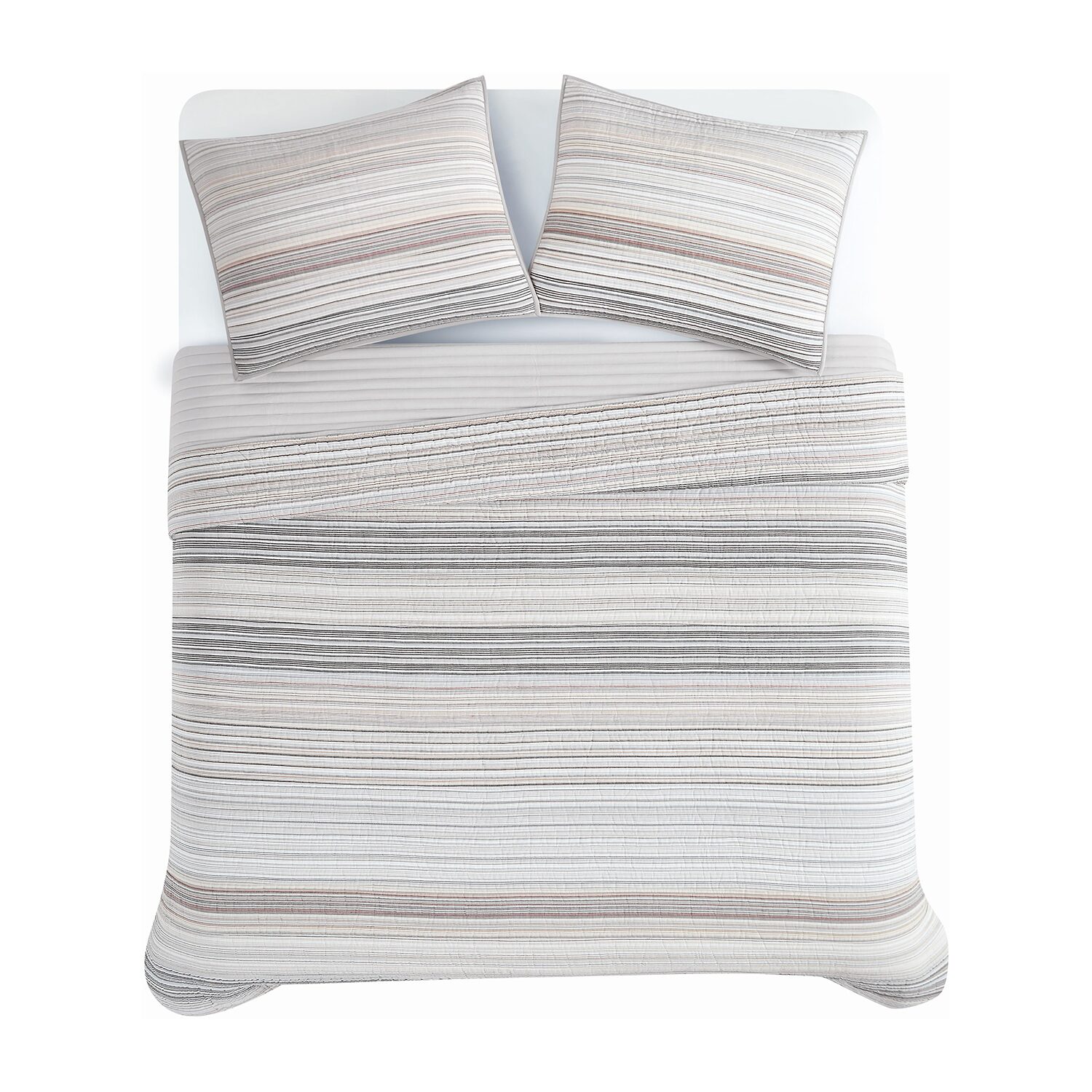 Oceanfront Resort Navarre Yarn Dye Stripe Quilt Set