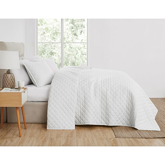 Cannon Cannon Oversized Percale Quilt Set 3-pc. Quilt Set