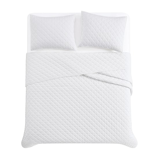 Cannon Cannon Oversized Percale Quilt Set 3-pc. Quilt Set