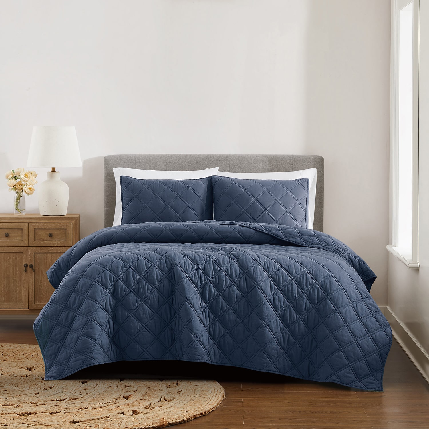 Brooklyn Loom Diamind Stitch Quilt Set