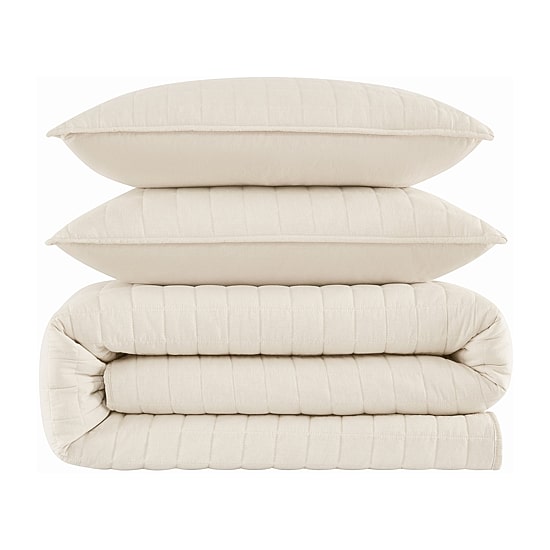 Brooklyn Loom Brooklyn Loom Essential Cotton Quilt Set Quilt Set