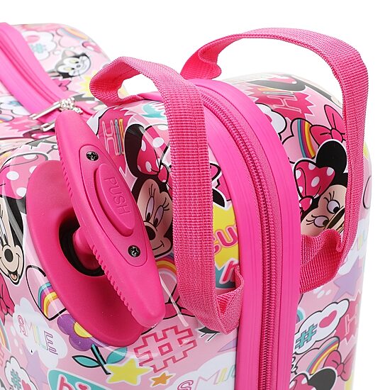 Disney Collection Minnie Mouse 18 Inch Hardside Wheeled Water Resistant Luggage
