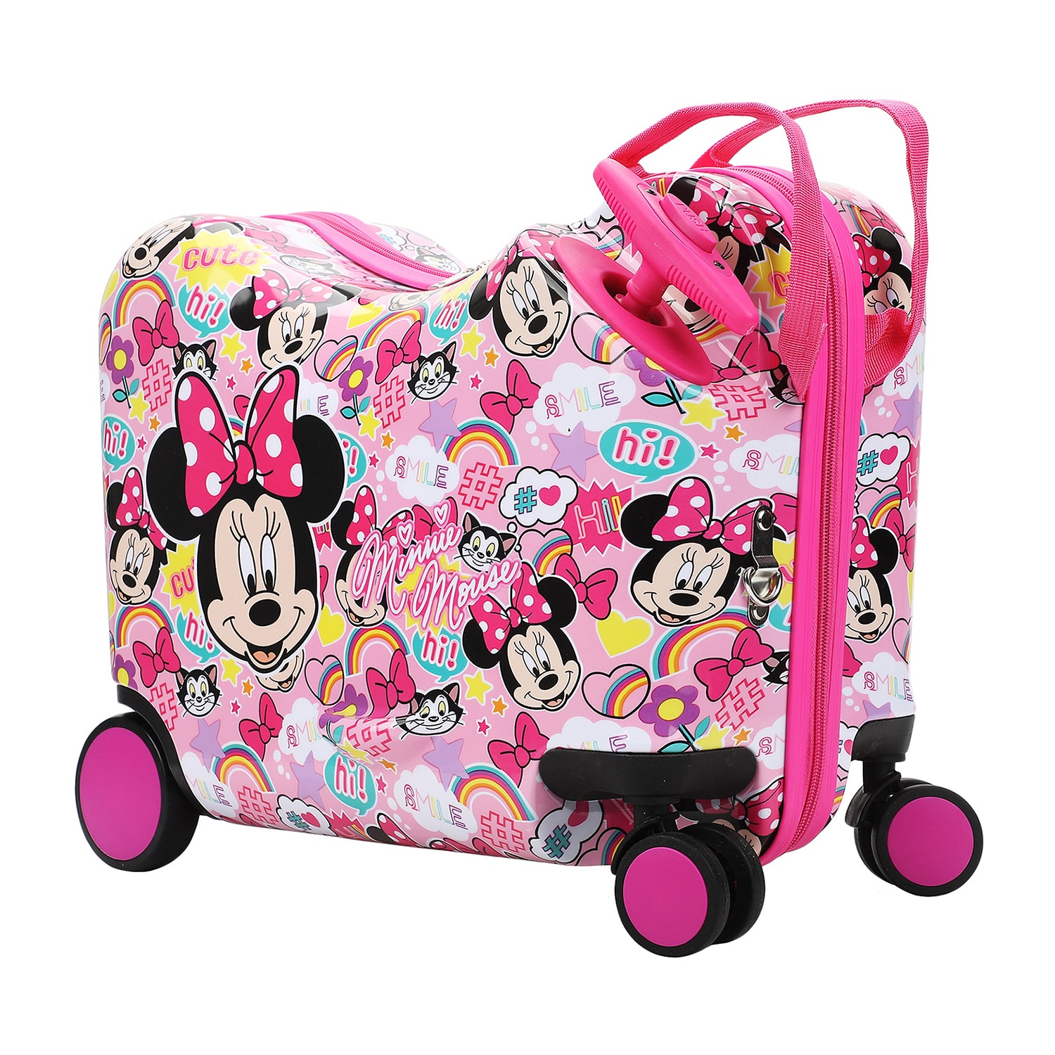 Disney Collection Minnie Mouse 18 Inch Hardside Wheeled Water Resistant Luggage