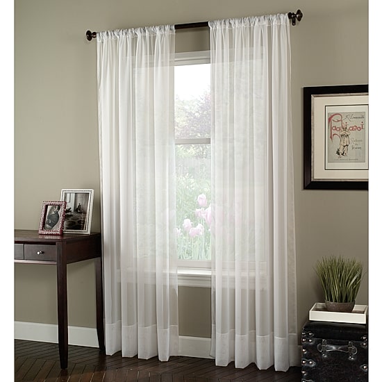 CHF Soho Rod Pocket Back Tab Sheer Single Curtain Panel