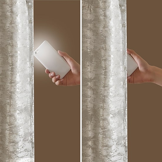 Madison Park Odessa Jacquard Rod Pocket Back Tab Energy Saving 100% Blackout Single Curtain Panel