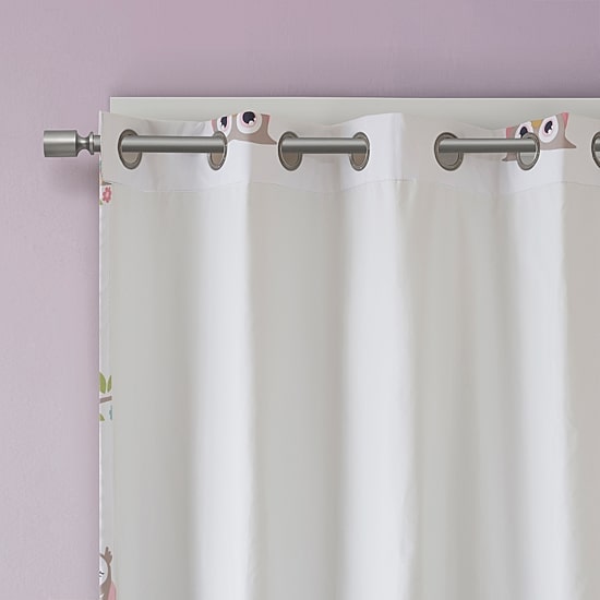 Intelligent Design Noctural Novelty Grommet Top Energy Saving Blackout Single Curtain Panel