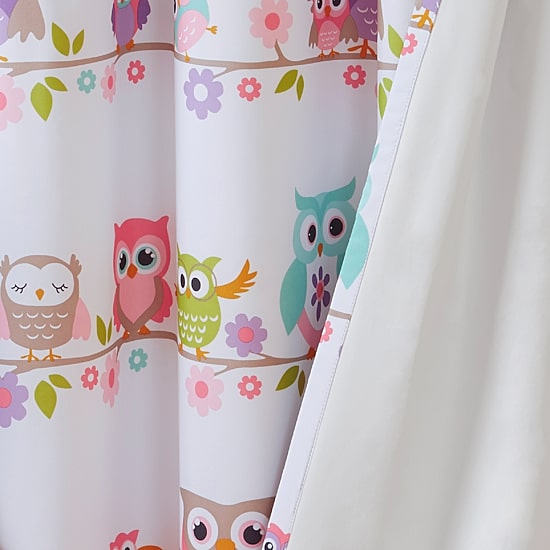 Intelligent Design Noctural Novelty Grommet Top Energy Saving Blackout Single Curtain Panel