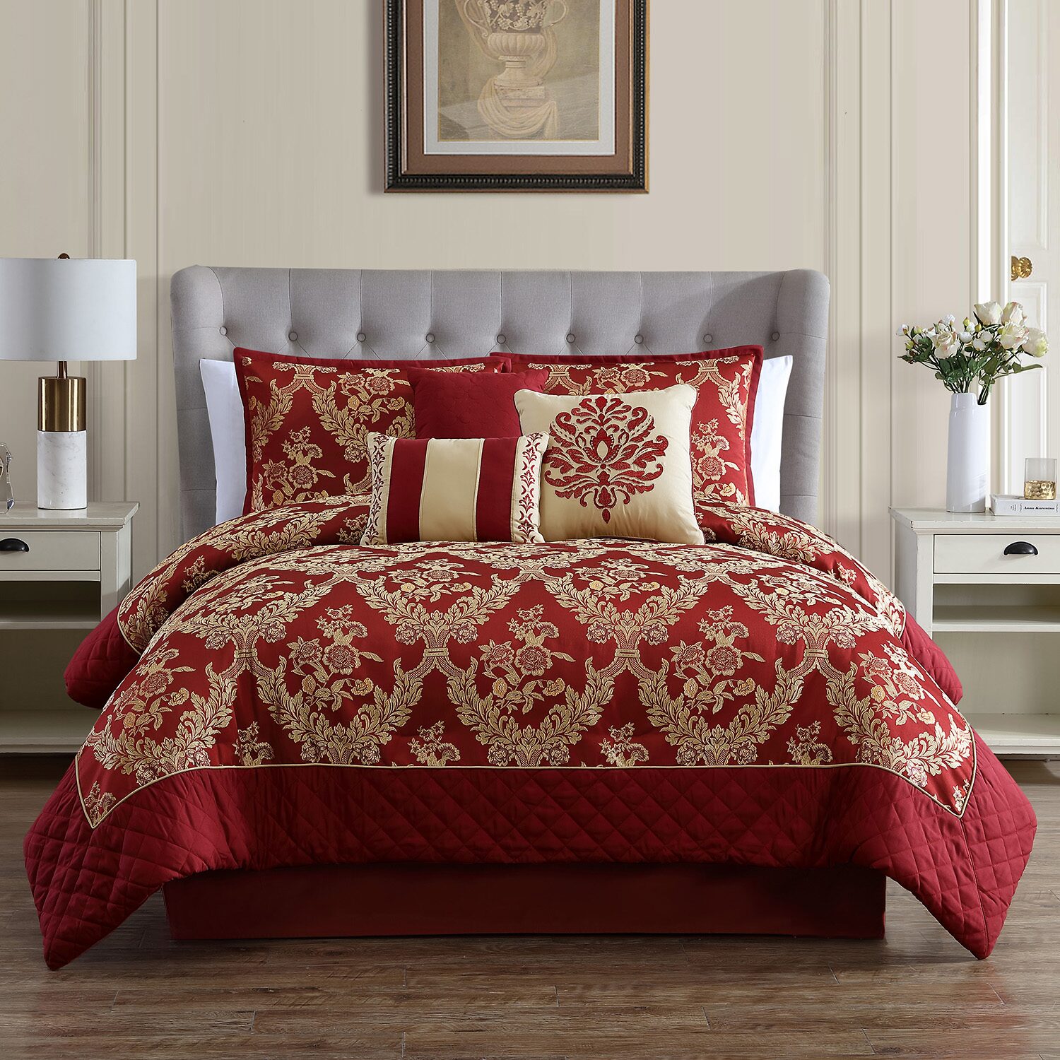 Riverbrook Home Bellagio 7-pc. Jacquard Midweight Comforter Set